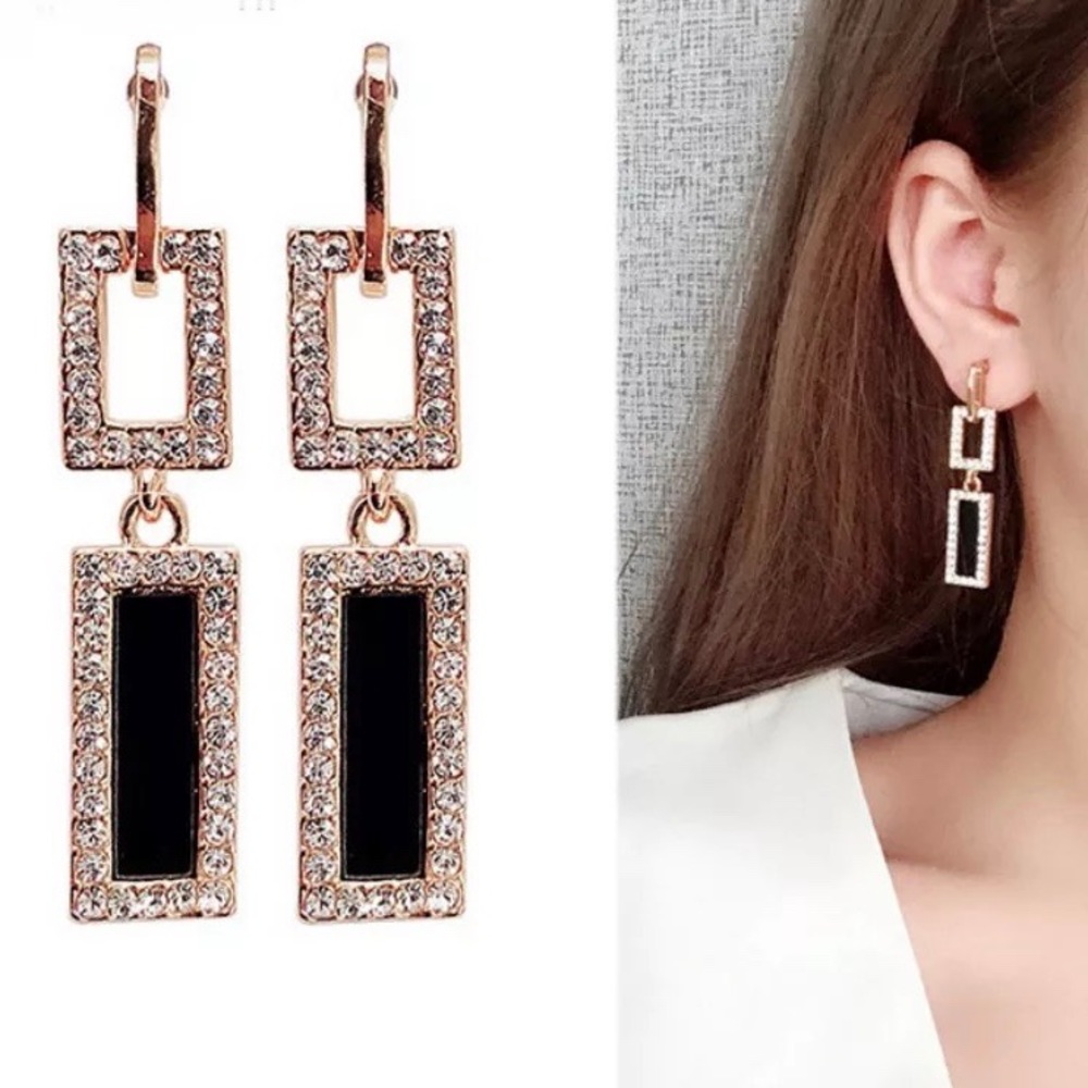 2 for $28 Luxurious Rhinestone Crystal Earrings